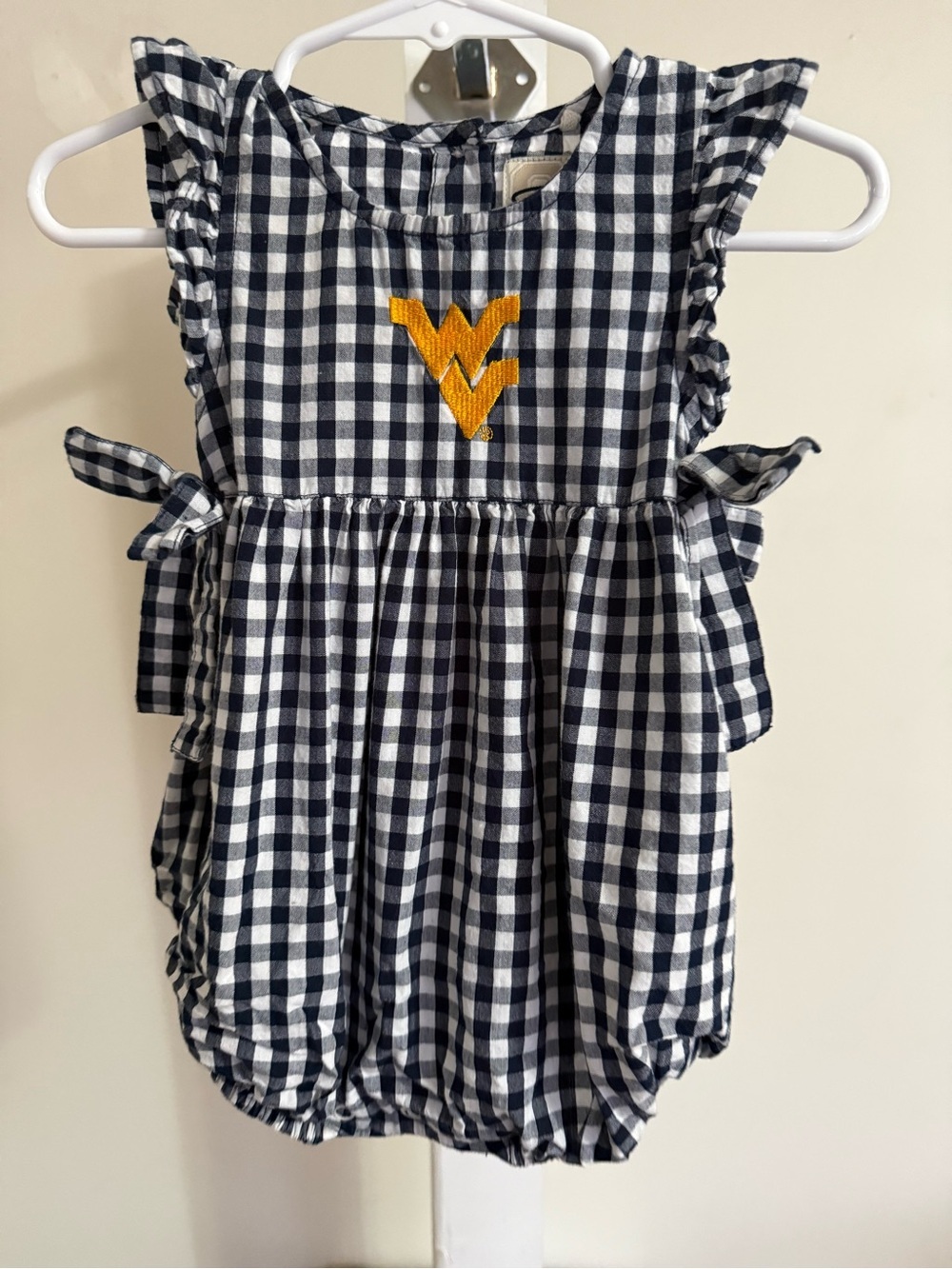 Team Garb West Virginia University Bubble Romper